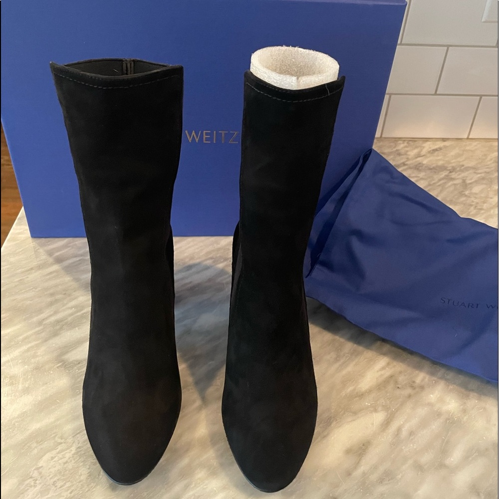 NIB Stuart Weitzman FIFER 80 mm Mid-calf Booties